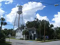 City hall and water tower