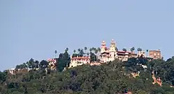 View of Hearst Castle, a prominent landmark in San Simeon
