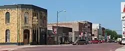 Lincoln Avenue, looking southwest from 5th Street
