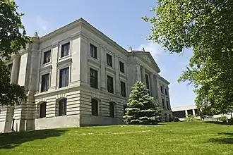 Hendricks County courthouse in Danville, Indiana