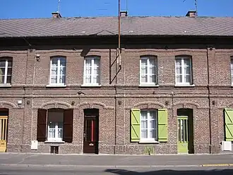 Former coal miners' housing