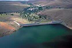 Heppner from above Willow Creek Lake