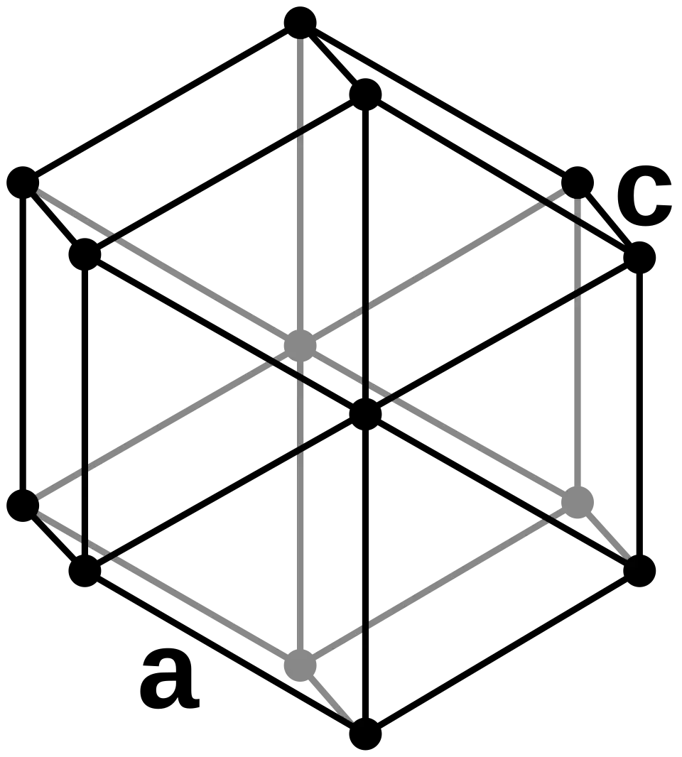 Hexagonal crystal structure for سلنیم