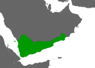 پادشاهی حمیر (سبز) در ۵۲۵ میلادی