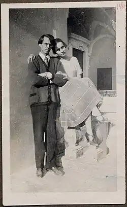 نینا بربروا و همسرش سال ۱۹۲۵