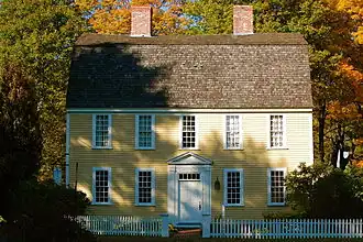 The Holyoke-French House (c. 1760) in central Boxford