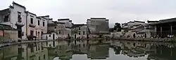 The village of هانگکن، a یونسکو میراث جهانی یونسکو in Yi County