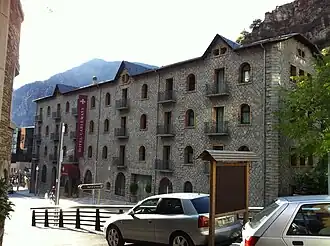 Avinguda Charlemany in Les Escaldes