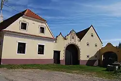 Farmhouse No. 31, one of listed examples of 19th-century vernacular architecture in the village