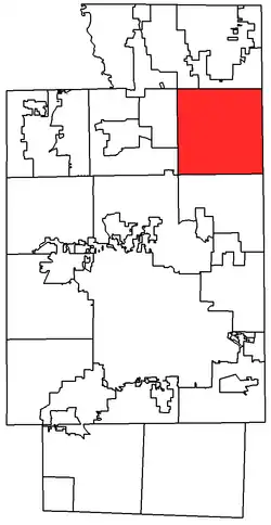 Location within شهرستان سامیت، اوهایو