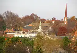 View of Hudson from Veteran's Way bridge