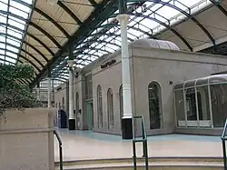 Former Travel Centre (ticket office) at Hull Paragon, now a waiting room (2007)