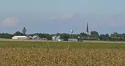 Humphrey, seen from the southwest.