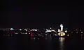 دریاچه حسین سگر در شب