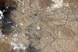 تصویر شهر مکه و مسجدالحرام از ایستگاه فضایی بینالمللی