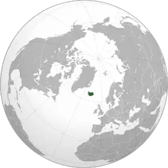 موقعیت ایسلند