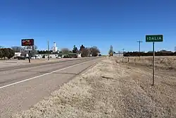 Idalia, looking east on U.S. 36.