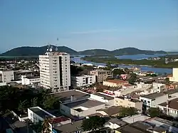 Ilha da Cotinga as seen from the top ofthe Palácio do Café