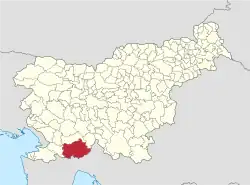موقعیت شهرداری ایلیرسکا بیستریکا در نقشه