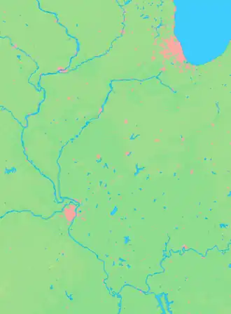 Location of Maywood within Illinois
