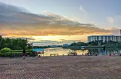 Iloilo River Esplanade along Iloilo River