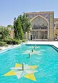 کاشیکاری حوض مسجد