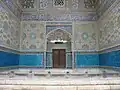 تصویر یکی از ورودی‌های آرامگاه  محروق