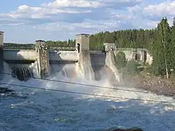 The dam of Imatra