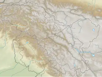 ساسر موزتاغ در Ladakh واقع شده