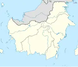 تاراکان در کالیمانتان واقع شده