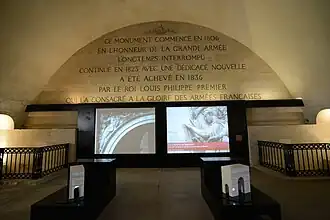 Permanent exhibition in the attic room below the terrace.