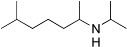 Skeletal formula of iproheptine