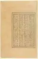 برگی از شاهنامه / دورهٔ صفویان / شیراز، ایران / موزهٔ هنری کلولند در اوهایو، ایالت متحده آمریکا