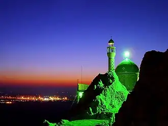 نمایی صبح زمستانی، مسجد خضر نبی قم