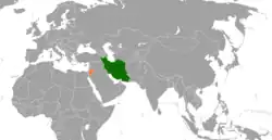 نقشهٔ مکان‌نمای ایران
 و اردن