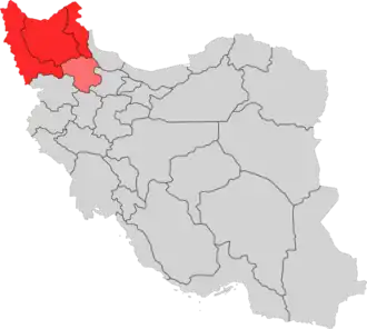 محدودهٔ تقریبی جمهوری آزادیستان
