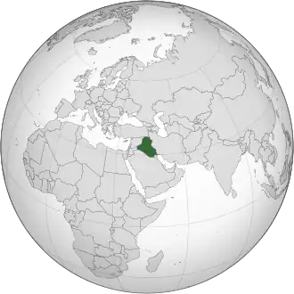 موقعیت عراق