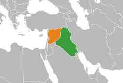 نقشهٔ مکان‌نمای Iraq و Syria