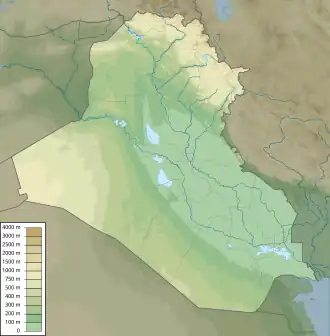 Ur در عراق واقع شده