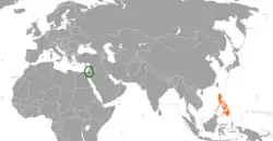 نقشهٔ مکاننمای اسرائیل و فیلیپین