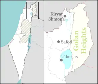 Tiberias در Northeast Israel واقع شده
