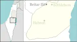 عین گدی (کیبوتز) در the Southern West Bank واقع شده