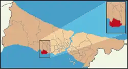 محل قرارگیری بیلیک دوزو در نقشه ترکیه