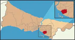 محل قرارگیری مال‌تپه در نقشه ترکیه
