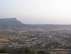 Jaca as viewed from the Rapitan fort.
