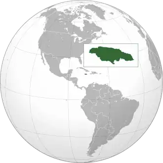 موقعیت Jamaica