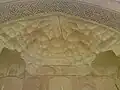 گچ‌بری ایوان مسجد جامع ساوه