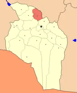 موقعیت جارغالان در نقشه