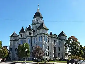 Jasper County Courthouse in کارتج، میزوری (August 2008)