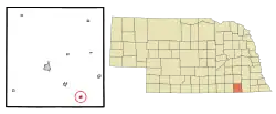 Location of Steele City, Nebraska